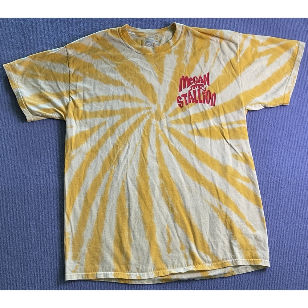 Megan Thee Stallion Hot Girl Summer Tie-Dye Front/Back Large T-Shirt